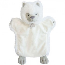 Marionnette Loup Blanc - Doudou Et Compagnie